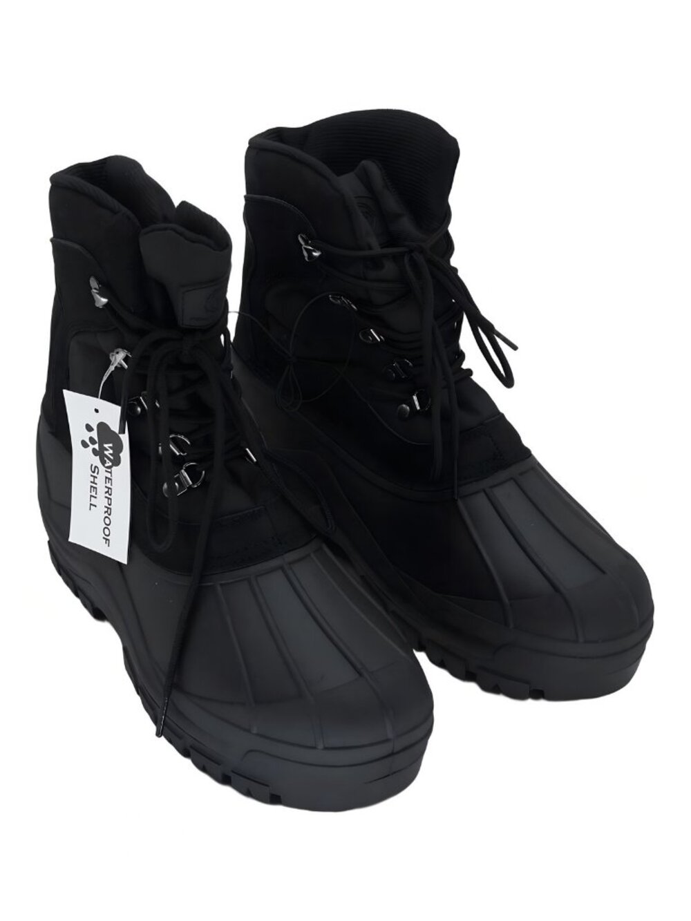 Polar Range Men's Peak Snow Boots Black Sz 12